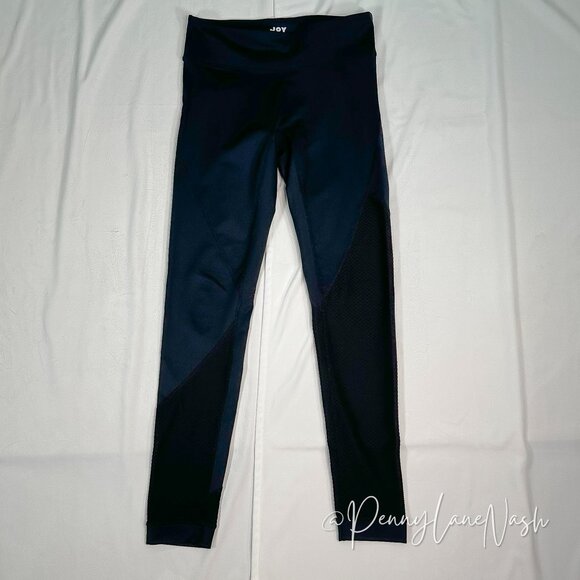 JoyLab Pants - JoyLab Black With Fishnet Panel Legging